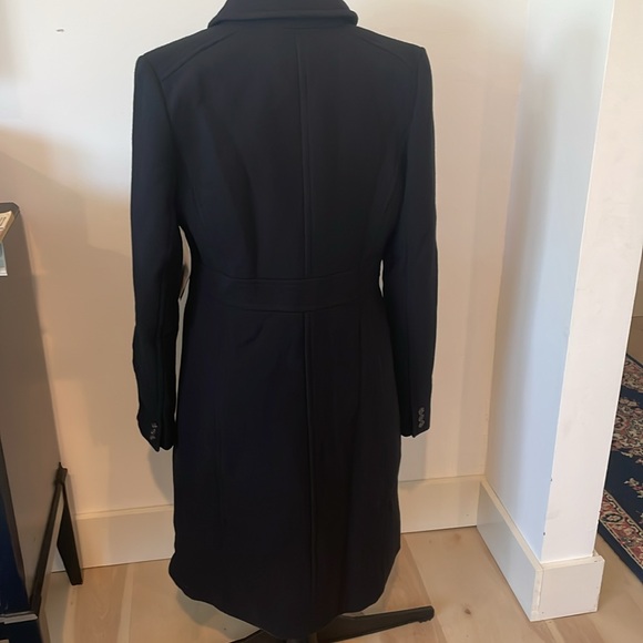J. Crew Classic Lady Day Trench Coat in Italian Double-Cloth Wool Thinsulate 14T - Picture 7 of 11